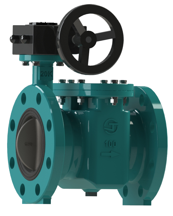 Combination valve of butterfly valve +strainer